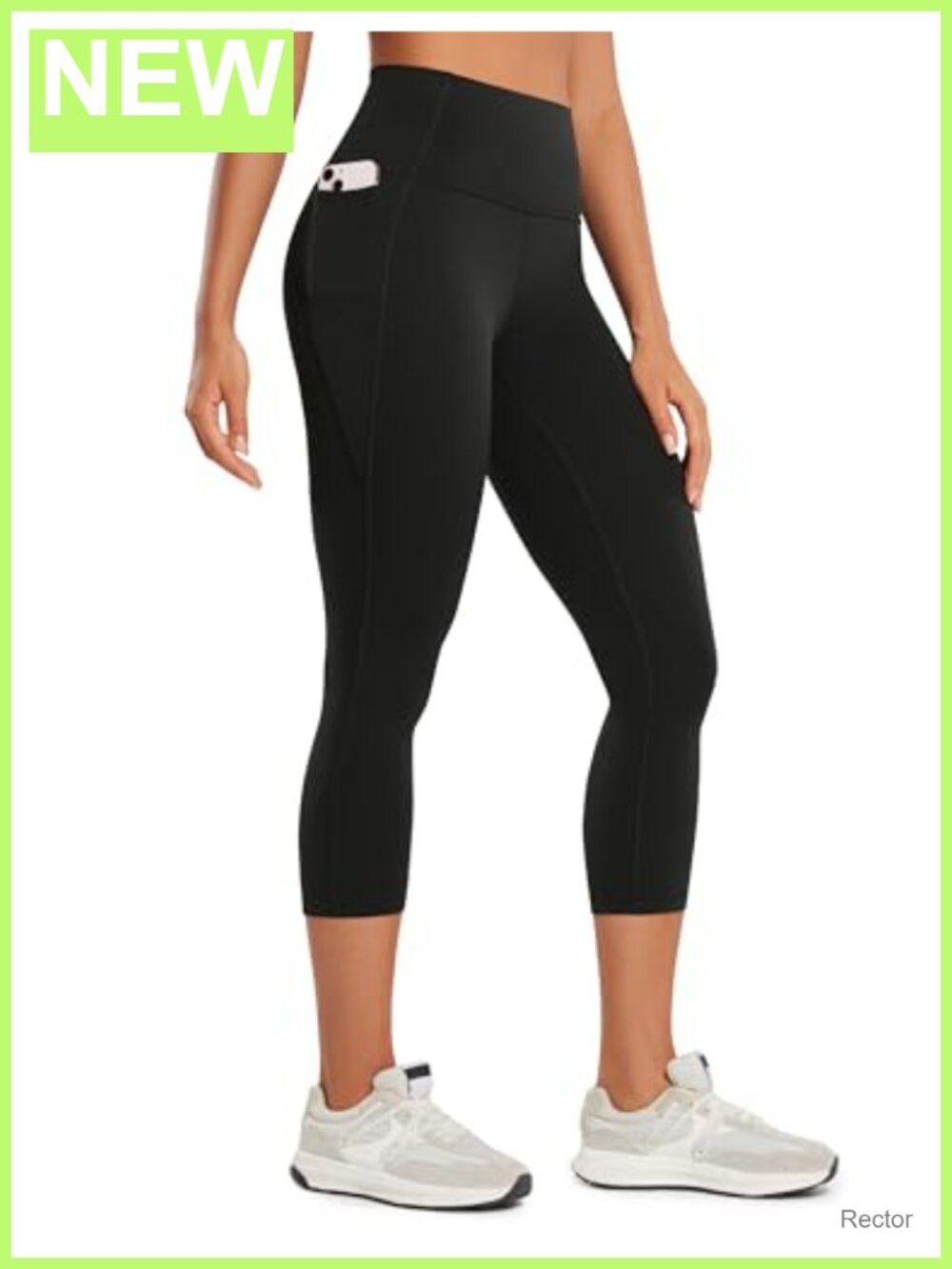 Butterluxe High Rise Capri Leggings with Pockets 21" Yoga Workout